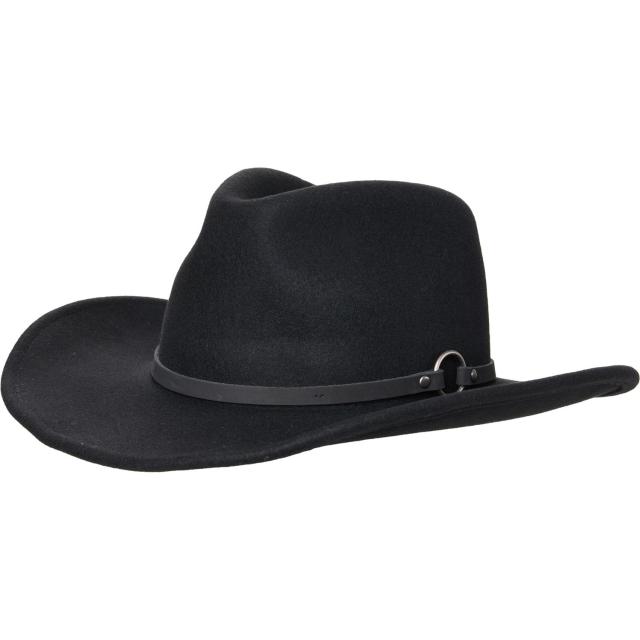 (取寄) フライ フェルト カウボーイ ハット - ウール Frye Felt Cowboy Hat - Wool  Black
