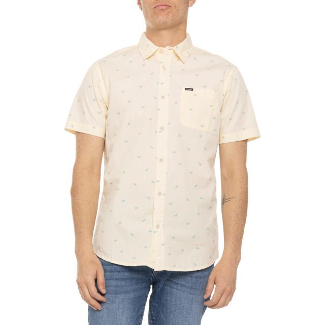 (取寄) オニール ハーバーサイド シャツ - ショート スリーブ O'Neill Harborside Shirt - Short Sleeve  Cream