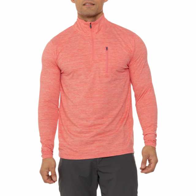 (取寄) ソルトライフ スタミナ ジップ ネック シャツ - ロング スリーブ SALT LIFE Stamina Zip Neck Shirt - Long Sleeve  Burnt Coralの通販は 9,570円