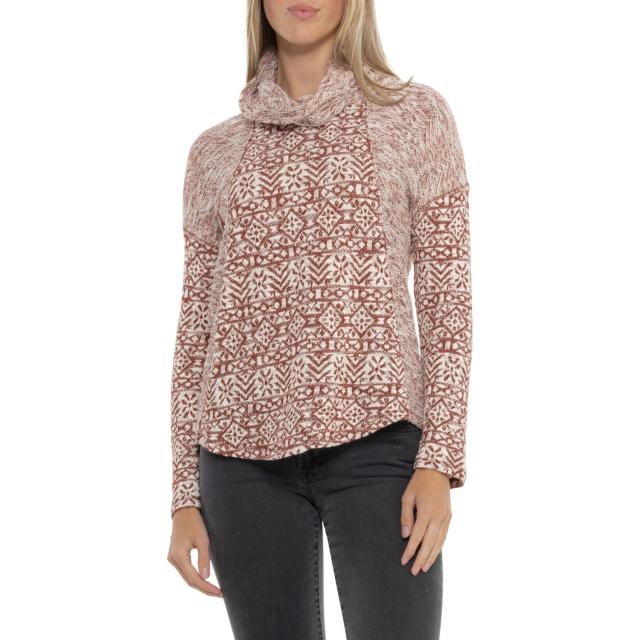 (取寄) ノースリバー ウェストン カウル ネック セーター North  Weston Cowl Neck Sweater  Madder