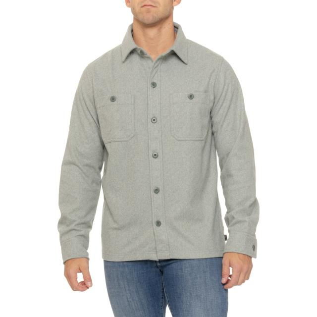 (取寄) ラッキーブランド ユーティリティ ニット オーバーシャツ - ロング スリーブ Lucky Brand Utility Knit Overshirt - Long Sleeve Laurel Wreath