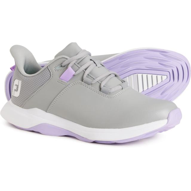 (取寄) フットジョイ レディース プロライト ゴルフ シューズ FOOTJOY women ProLite Golf Shoes (For Women)  Grey / Lilac