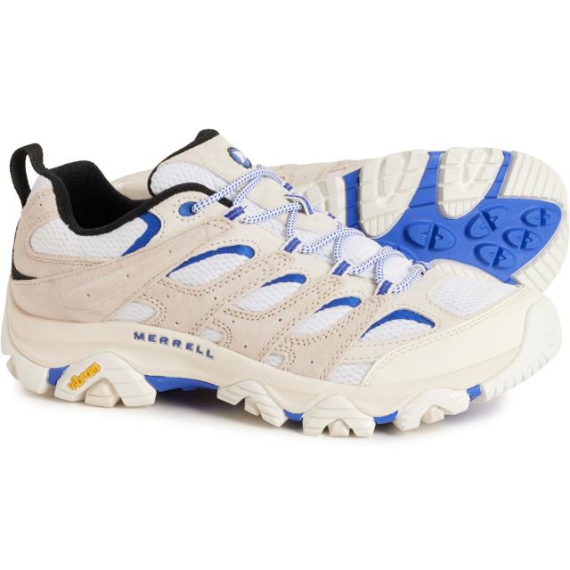 (取寄) メレル メンズ モアブ 3 ミッド ハイキング ブーツ Merrell men Moab 3 Mid Hiking Boots (For Men)  White/Sapphire