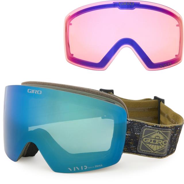 (取寄) ジロ コンツアー RS スキー ゴーグルズ - エクストラ レンズ Giro Contour RS Ski Goggles - Extra Lens  Trail Green