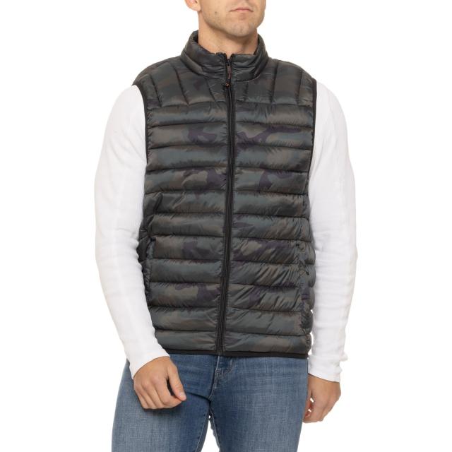 (取寄) ホーク＆コー レイル プリマロフト キルテッド パッカブル ベスト - インサレーテッド Hawke & Co Rail PrimaLoft Quilted Packable Vest - Insulated  Woodland Camo