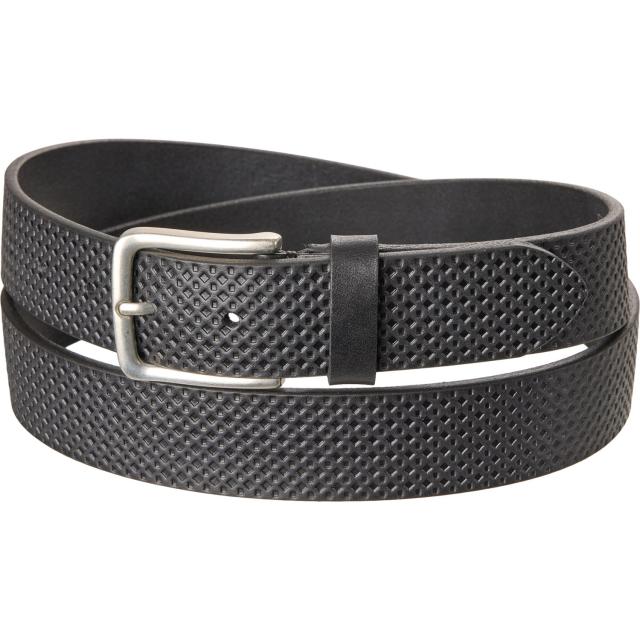 (取寄) エンボス ゴルフ ベルト - レザー Will Leather Goods Embossed Golf Belt - Leather  Black
