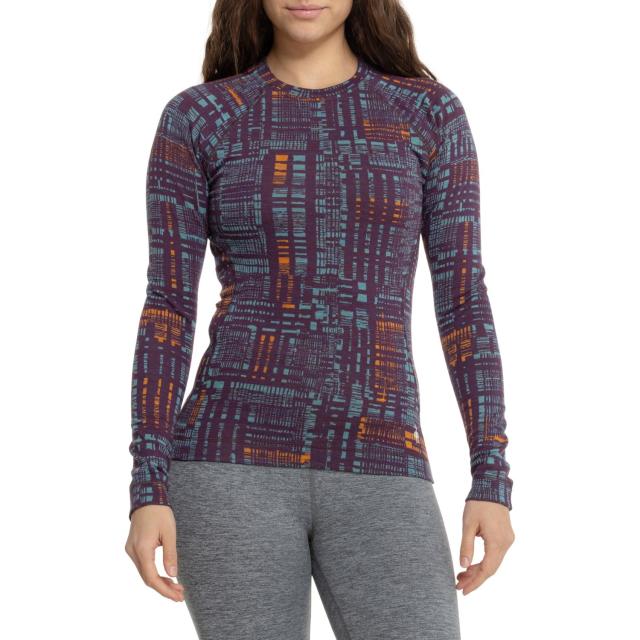 (取寄) スマートウール クラシック サーマル ベース レイヤー トップ - メリノ ウール, ロング スリーブ SmartWool Classic Thermal Base Layer Top - Merino Wool, Long Sleeve Purple Iris Digi Plaid