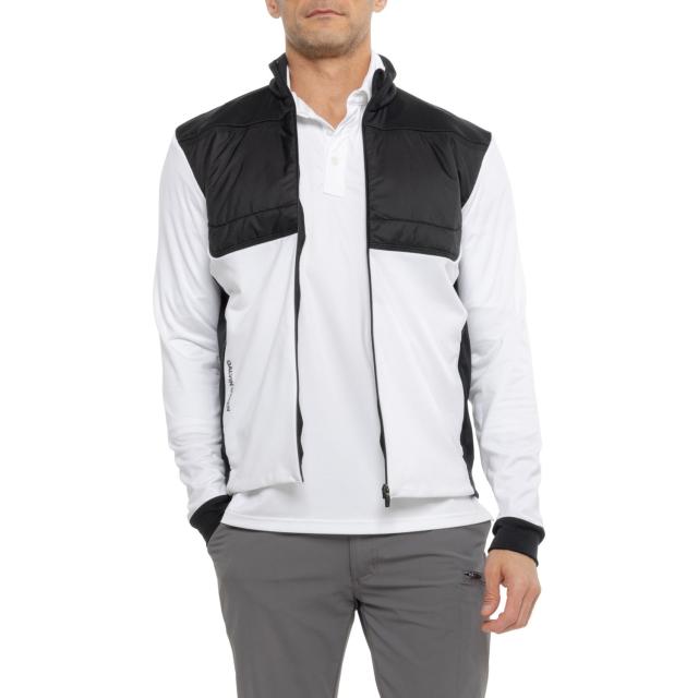 (取寄) ガルビングリーン ディラン フルジップ ゴルフ ジャケット - インサレーテッド GALVIN GREEN Dylan Full-Zip Golf Jacket - Insulated  White/Black
