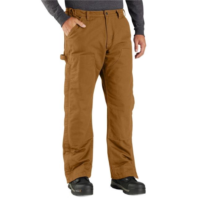 (取寄) カーハート ルーズ フィット ウォッシュド ダック パンツ - インサレーテッド Carhartt 105471 Loose Fit Washed Duck Pants - Insulated Carhartt Brown