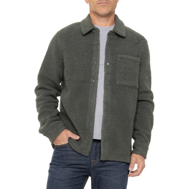 (取寄) テンツリー リバーシブル ブークル シャケット tentree Reversible Boucle Shacket  Urban Green