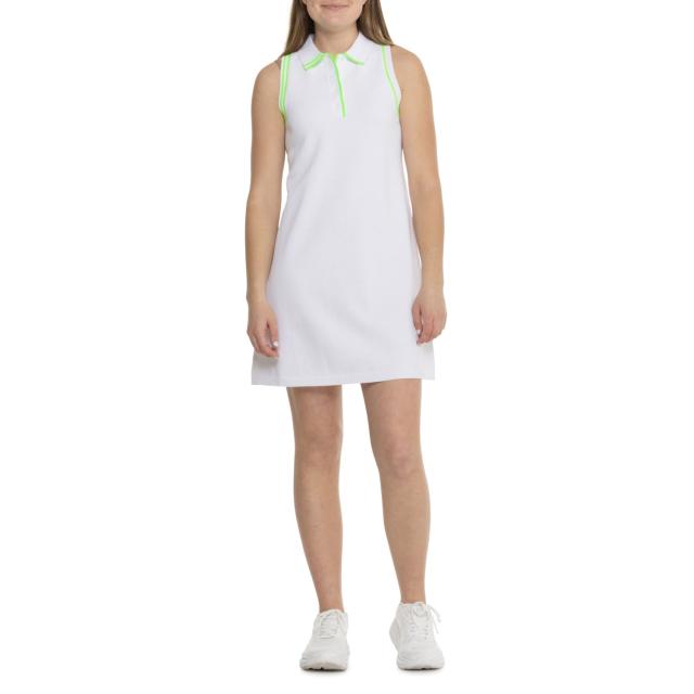 (取寄) G/フォア フリー ファッションド ピケ ポロ ドレス - スリーブレス G/FORE Fully Fashioned Pique Polo Dress - Sleeveless  