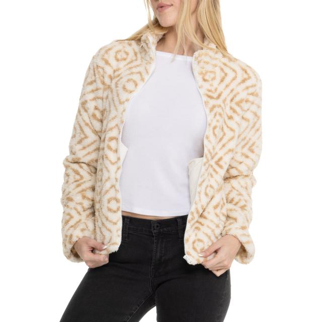 (取寄) ラッキーブランド シェルパ フリース ジャケット Lucky Brand Sherpa Fleece Jacket Natural Combo