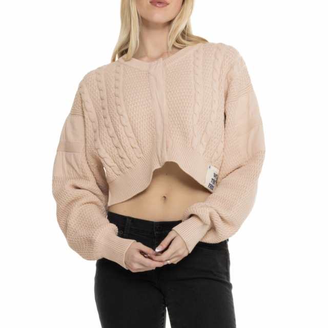 (取寄) フリーピープル ヘリテージ カーディガン セーター Free People Heritage Cardigan Sweater  Crystal Greyの通販は