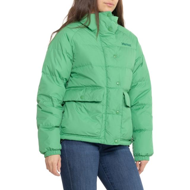 (取寄) マーモット ストロールダウン ダウン ショート コート - 700 フィル パワー Marmot Strollbridge Down Short Coat - 700 Fill Power Clover