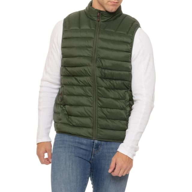 (取寄) ホーク＆コー プリマロフト レイル キルテッド パッカブル ベスト - インサレーテッド Hawke & Co PrimaLoft Rail Quilted Packable Vest - Insulated  Dark Forest