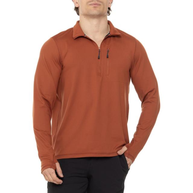(取寄) エディーバウアー デューン シャツ - ジップ ネック, ロング スリーブ Eddie Bauer Dune Shirt - Zip Neck, Long Sleeve  Arabian Spice
