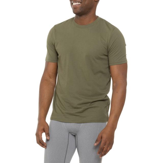 (取寄) アンダーアーマー ハイ-パフォーマンス T-シャツ - ショート スリーブ Under Armour High-Performance T-Shirt - Short Sleeve Marine Od Greenの通販は 5,916円
