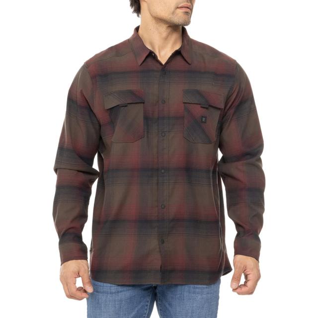 (取寄) ロアーク ディアブロ アルピニスト シャツ - ロング スリーブ ROARK Diablo Alpinist Shirt - Long Sleeve  Dark Brown