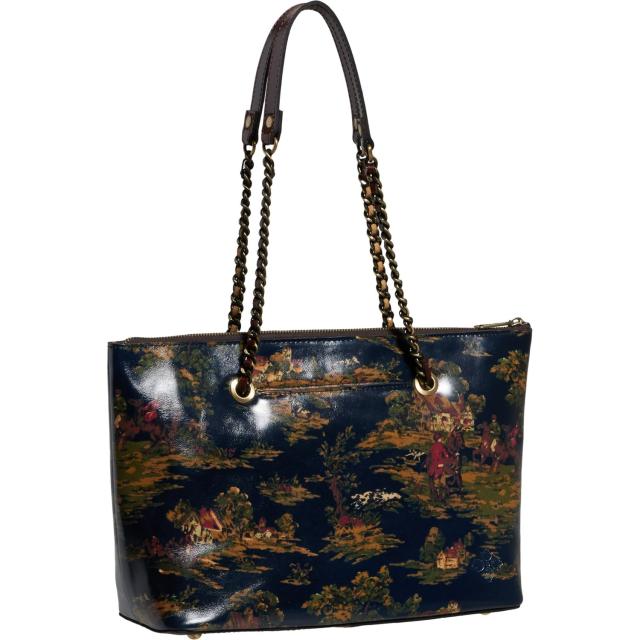 (取寄) パトリシア ナッシュ ベル プリンテッド トート バッグ - レザー Patricia Nash Belle Printed Tote Bag - Leather  Kent Countryside Printの通販はバックパック・リュック
