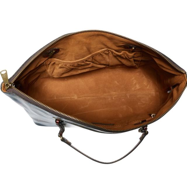 (取寄) パトリシア ナッシュ ベル プリンテッド トート バッグ - レザー Patricia Nash Belle Printed Tote Bag - Leather  Kent Countryside Printの通販は