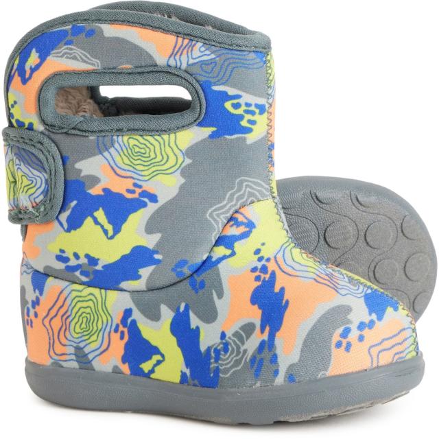 (取寄) ボグスフットウェア ガールズ ボグス リ Topo ネオプレーン ブーツ - ウォータープルーフ Bogs Footwear Girls Bogs II Topo Neoprene Boots - Waterproof  Gray Multiの通販は 9,440円