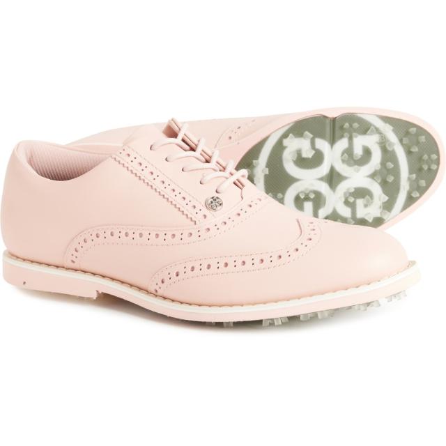 (取寄) G/フォア レディース ブローグ ギャリバン ゴルフ シューズ G/FORE women Brogue Gallivanter Golf Shoes (For Women)  Blushの通販は