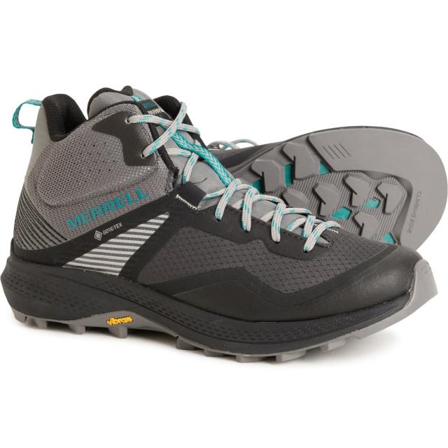 (取寄) メレル レディース Mqm 3 ゴア-テックス ミッド ハイキング ブーツ Merrell women MQM 3 Gore-Tex Mid Hiking Boots (For Women)  Charcoal Teal
