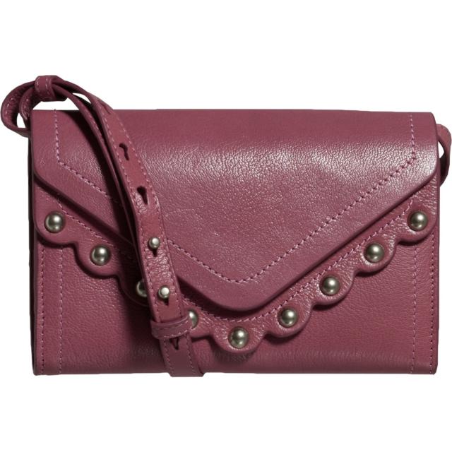 (取寄) ラッキーブランド ルース スカルプド クロスボディ バッグ - レザー Lucky Brand Ruth Scalloped Crossbody Bag - Leather Deep Orchidの通販は