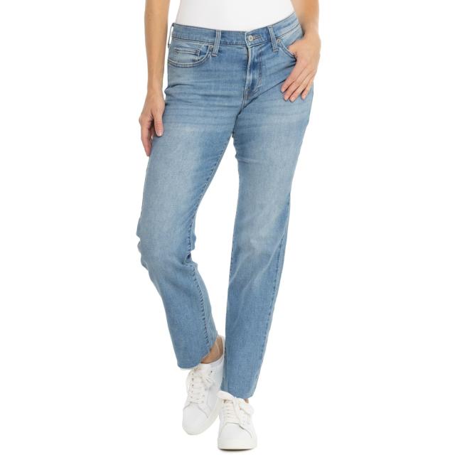 (取寄) ラッキーブランド スウィート ストレート ジーンズ - ミッド ライズ Lucky Brand Sweet Straight Jeans - Mid Rise Prodigy Fray