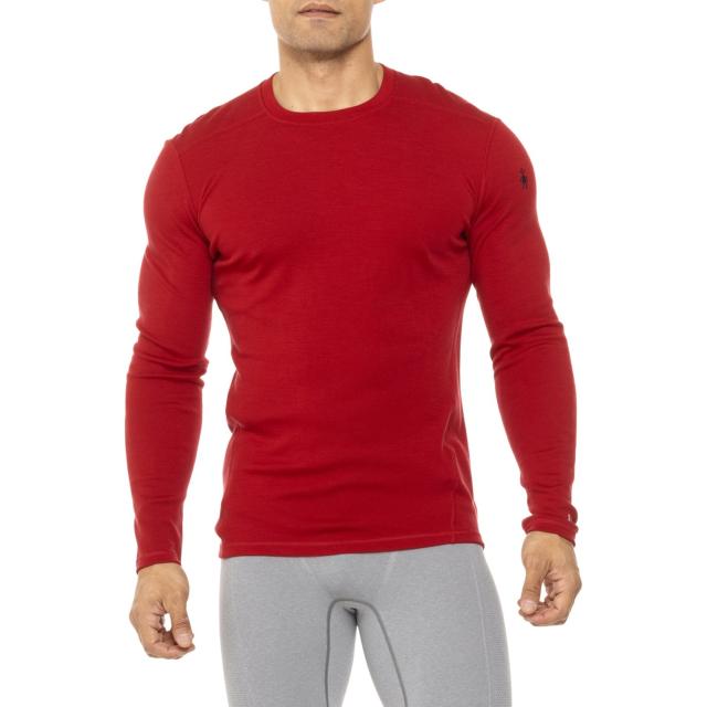 (取寄) スマートウール クラシック サーマル ベース レイヤー トップ - メリノ ウール, ロング スリーブ SmartWool Classic Thermal Base Layer Top - Merino Wool, Long Sleeve Rhythmic Red Heather