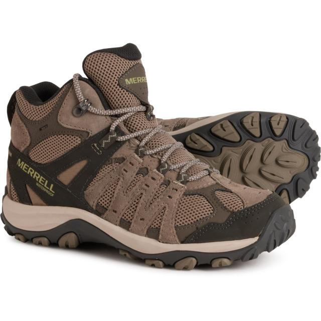 (取寄) メレル レディース アクセンター 3 ミッド ハイキング ブーツ Merrell women Accentor 3 Mid Hiking Boots (For Women)  Brindle