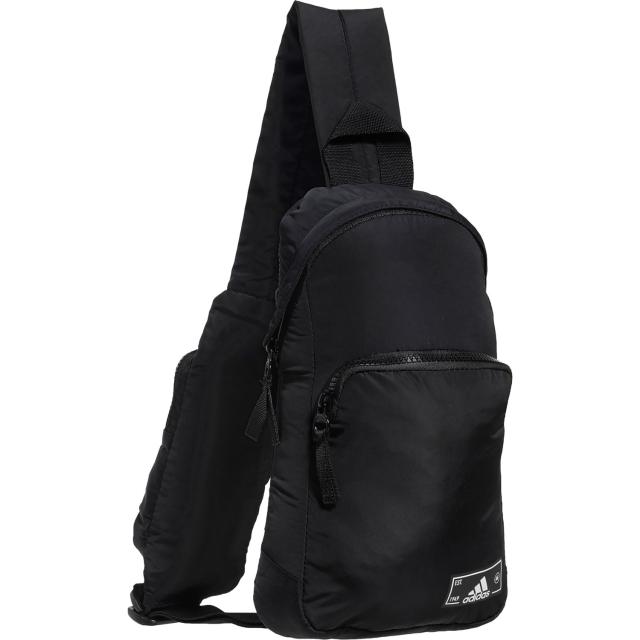 (取寄) アディダス エッセンシャル 2 スリング クロスボディ バッグ adidas Essentials 2 Sling Crossbody Bag  Black