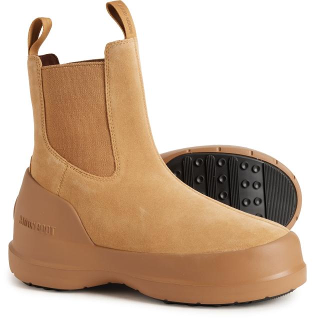 (取寄) レディース ルナ チェルシー ブーツ MOON BOOTS women Luna Chelsea Boots (For Women)  Sand