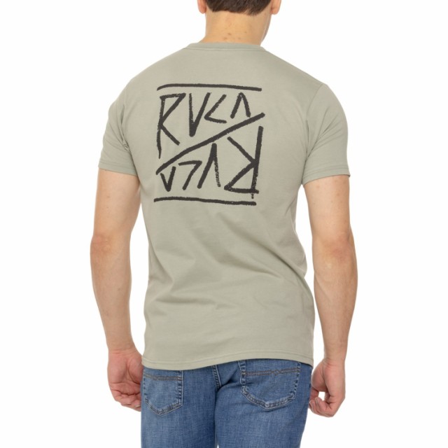 (取寄) ルーカ アーティスティック エッジ T-シャツ - ショート スリーブ RVCA Artistic Edge T-Shirt - Short Sleeve  Desert Greenの通販はTシャツ