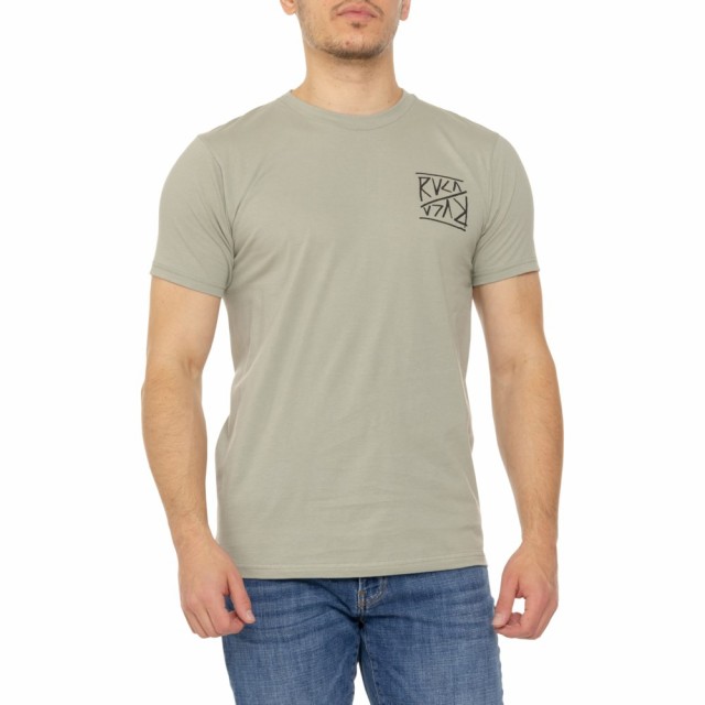 (取寄) ルーカ アーティスティック エッジ T-シャツ - ショート スリーブ RVCA Artistic Edge T-Shirt - Short Sleeve  Desert Greenの通販は