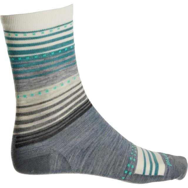 (取寄) スマートウール レディース エブリデイ ステッチ ストライプ ゼロ クッション ソックス SmartWool women Everyday Stitch Stripe Zero Cushion Socks (For Women) Pewter Blueの通販は 5,182円