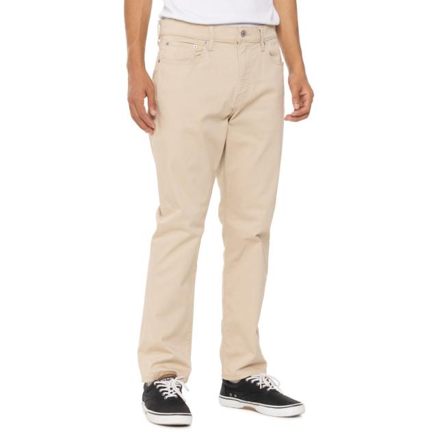 (取寄) ラッキーブランド 410 アスレチック サテン パンツ - ストレート レッグ Lucky Brand 410 Athletic Sateen Pants - Straight Leg Humus