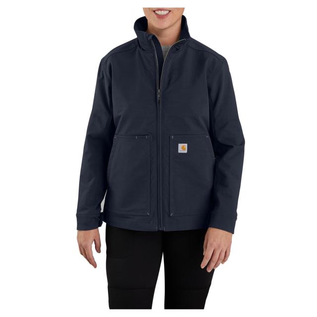 (取寄) カーハート スーパー ダックス ライトウェイト ソフトシェル ジャケット - リラックスド-フィット フィット Carhartt 105536 Super Dux Lightweight Softshell Jacket - Relaxed Fit Navy