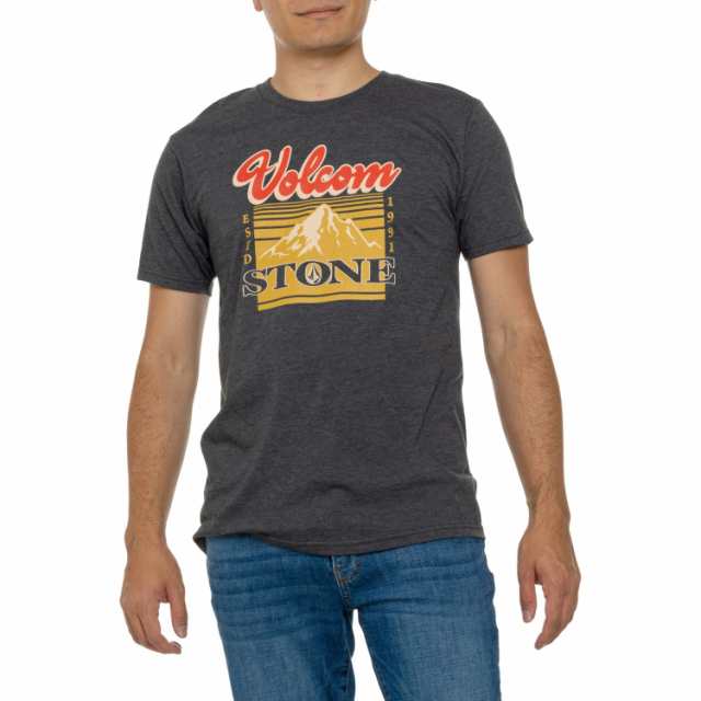 (取寄) ボルコム レッドウッド リバリー T-シャツ - ショート スリーブ Volcom Redwood Reverie T-Shirt - Short Sleeve  Heather Blackの通販は