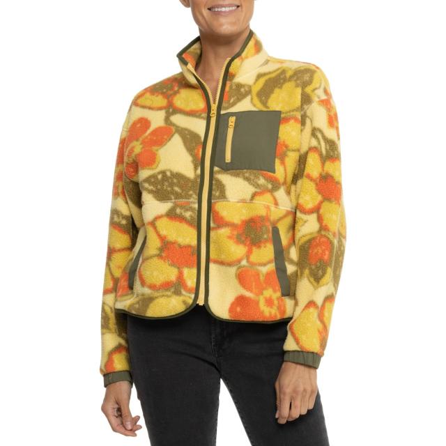 (取寄) トードアンドコー カンポ フリース ジャケット - フル ジップ Toad&Co Campo Fleece Jacket - Full Zip  Rattan Floral Print