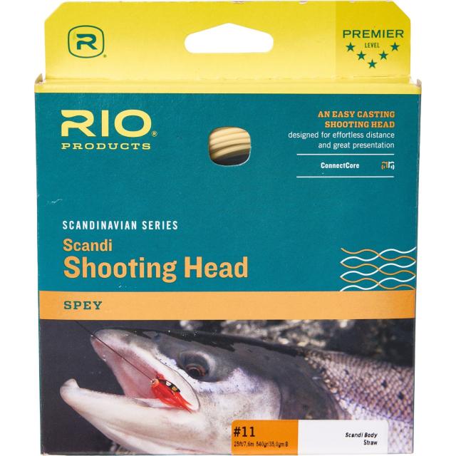 (取寄) リオ スカンディ フローティング スペー シューティング ヘッド フライ ライン - 540 RIO Scandi Floating Spey Shooting Head Fly Line - 11X, 540 Grain, 25'  Multi