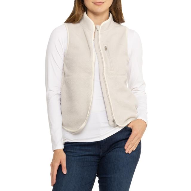 (取寄) キョーダンアウトドア ライトウェイト フリース ベスト - フル ジップ Kyodan Outdoor Lightweight Fleece Vest - Full Zip  Ivory