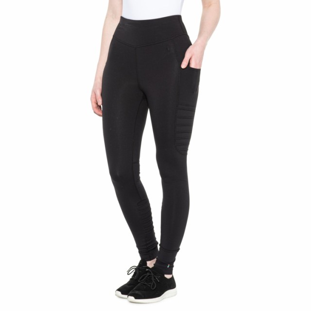 (取寄) スマートウール メリノ スポーツ モト レギングス - メリノ ウール SmartWool Merino Sport Moto Leggings - Merino Wool Blackの通販は