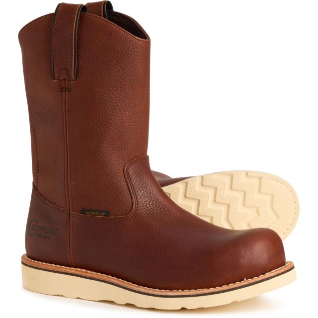 (取寄) チペワ メンズ 11インチ エッジ ウォーカー プル-オン ワーク ブーツ Chippewa men 11” Edge Walker Pull-On Work Boots (For Men)  Briar Haystack