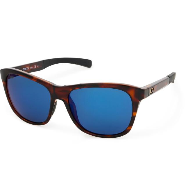 (取寄) コスタ ヴェラ サングラス - ポーラライズド ミラー 580P レンジズ Costa Vela Sunglasses - Polarized Mirror 580P Lenses  Shiny Tortoise/Blue Mirror