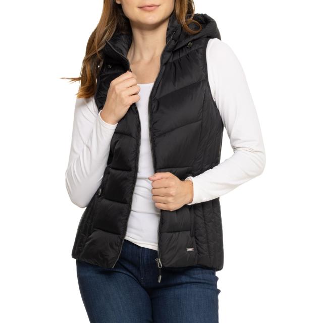 (取寄) ジェリー サイプレス キルテッド フーデット ベスト - インサレーテッド Gerry Cypress Quilted Hooded Vest - Insulated  Black