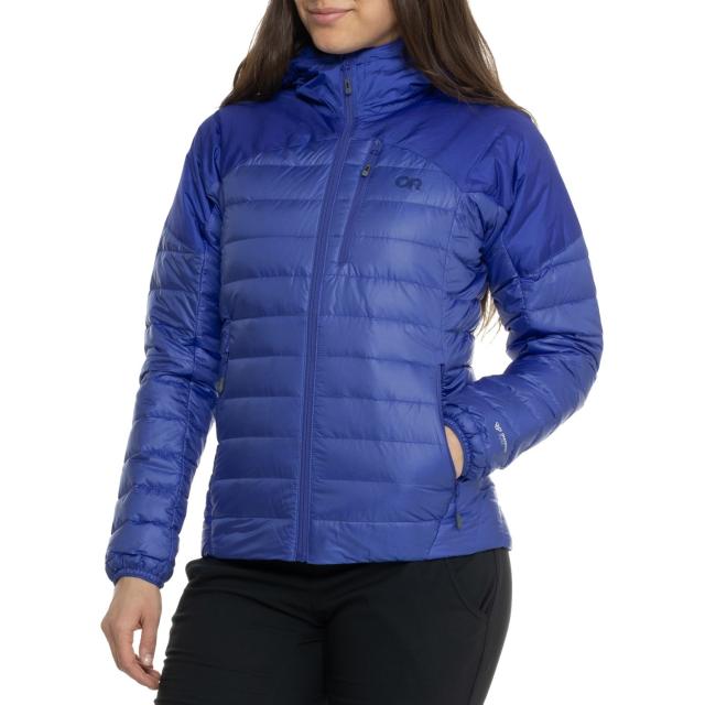 (取寄) アウトドア リサーチ ヘリウム ダウン ブーディ - 800 フィル パワー Outdoor Research Helium Down Hoodie - 800 Fill Power  Ultramarine