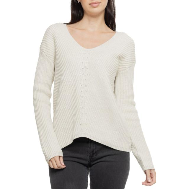 (取寄) テンツリー ハイライン V-ネック セーター - オーガニック コットン tentree Highline V-Neck Sweater - Organic Cotton  Elm White Heather