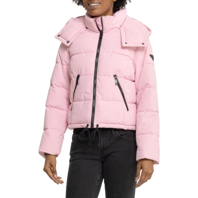 (取寄) ロキシー エリー パファー クロップ ジャケット - インサレーテッド Roxy Ellie Puffer Crop Jacket - Insulated  Pink Nectarの通販は