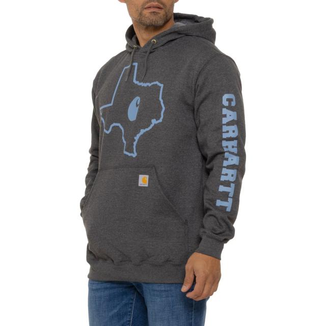 (取寄) カーハート ルーズ フィット ミッドウエイト テキサス グラフィック ブーディ Carhartt 105503 Loose Fit Midweight Texas Graphic Hoodie Carbon Heatherの通販は